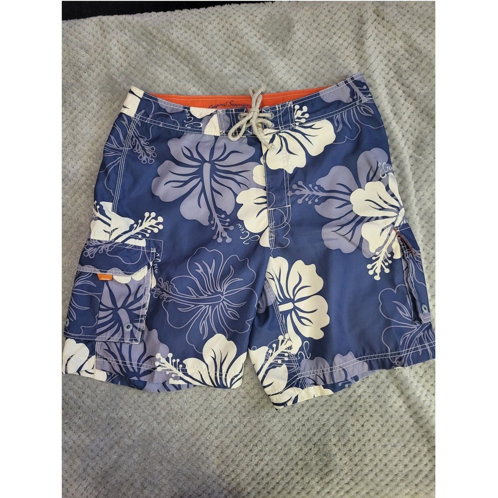 Euc J. Crew men's tropical swim trunks size 34 waist